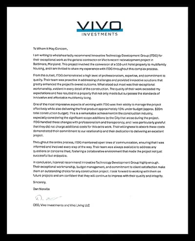 Vivo Investments recommendation